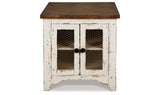 Wystfield White/Brown Coffee Table and 2 End Tables by Ashley at Eve Furniture