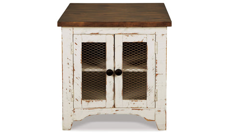Wystfield White/Brown Coffee Table and 2 End Tables by Ashley at Eve Furniture