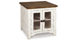 Wystfield White/Brown Coffee Table and 2 End Tables by Ashley at Eve Furniture