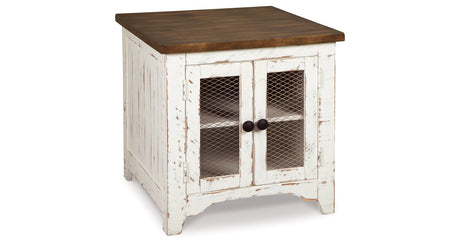 Wystfield White/Brown Coffee Table and 2 End Tables by Ashley at Eve Furniture