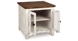 Wystfield White/Brown Coffee Table and 2 End Tables by Ashley at Eve Furniture