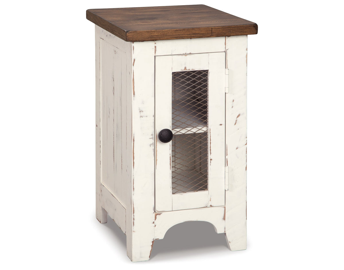 Wystfield White/Brown Coffee Table and 2 End Tables by Ashley at Eve Furniture