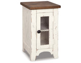 Wystfield White/Brown Coffee Table and 2 End Tables by Ashley at Eve Furniture