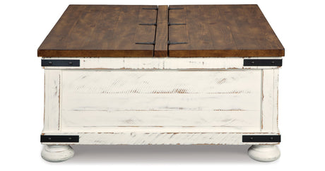 Wystfield White/Brown Coffee Table and 2 End Tables by Ashley at Eve Furniture