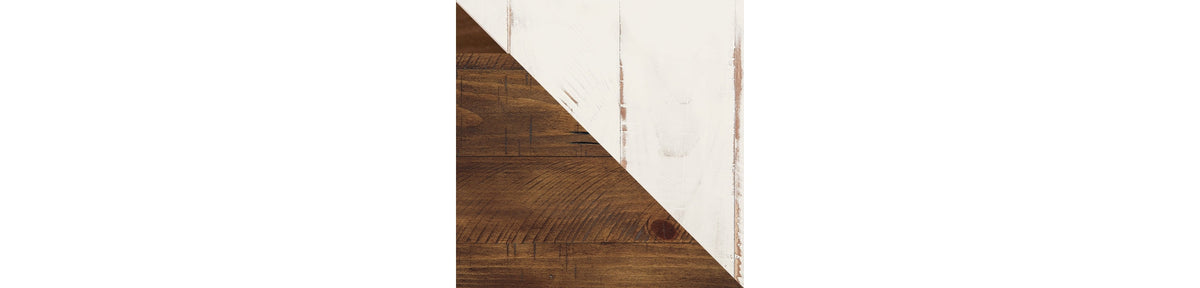Wystfield White/Brown Coffee Table and 2 End Tables by Ashley at Eve Furniture