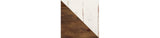 Wystfield White/Brown Coffee Table and 2 End Tables by Ashley at Eve Furniture