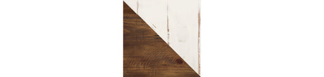 Wystfield White/Brown Coffee Table and 2 End Tables by Ashley at Eve Furniture