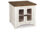 Wystfield White/Brown Coffee Table and 2 End Tables by Ashley at Eve Furniture