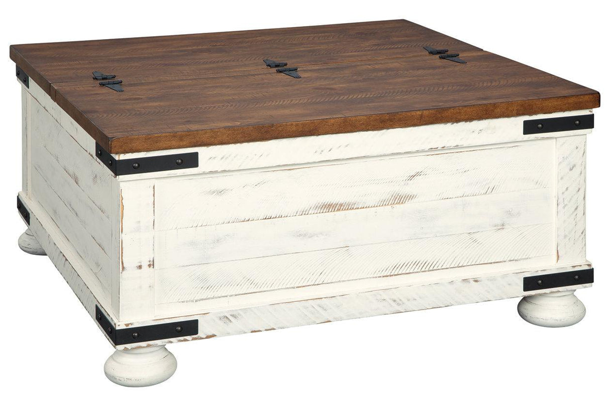 Wystfield White/Brown Coffee Table by Ashley at Eve Furniture
