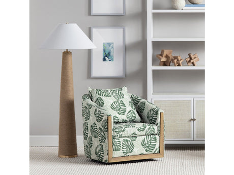 Xander Natural/White Floor Lamp by Crestview at Eve Furniture