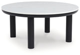 Xandrum Black/White Table