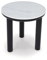 Xandrum Black/White Table