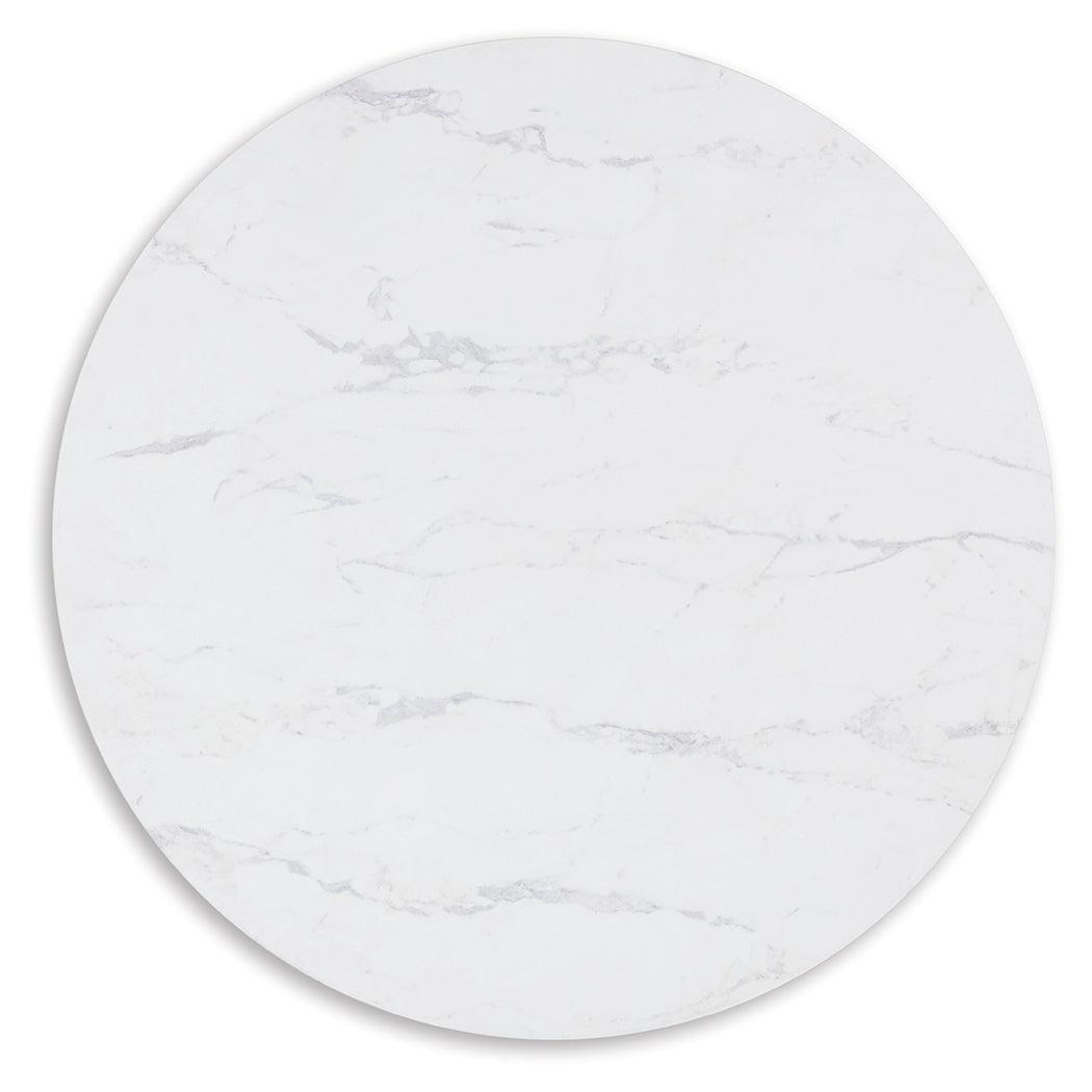 Xandrum Black/White Table by Ashley at Eve Furniture