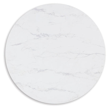 Xandrum Black/White Table by Ashley at Eve Furniture