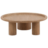 Xanthos Coffee Table, Light Natural by Dovetail at Eve Furniture