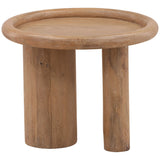 Xanthos Side Table, Light Natural by Dovetail at Eve Furniture