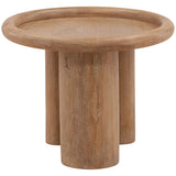 Xanthos Side Table, Light Natural by Dovetail at Eve Furniture