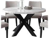 Xena Upholstered Side Chair, Gray by Steve Silver at Eve Furniture