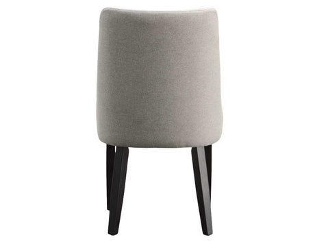 Xena Upholstered Side Chair, Gray by Steve Silver at Eve Furniture