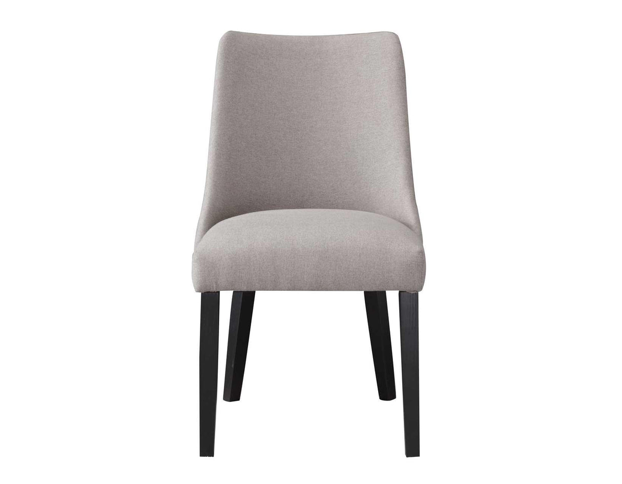 Xena Upholstered Side Chair, Gray by Steve Silver at Eve Furniture