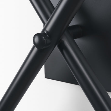 Xendi Black Toned Metal Sputnik Wall Sconce by Mercana at Eve Furniture