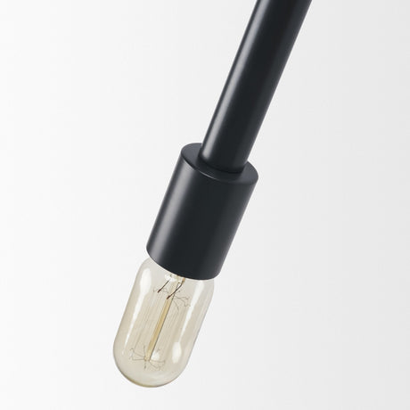 Xendi Black Toned Metal Sputnik Wall Sconce by Mercana at Eve Furniture