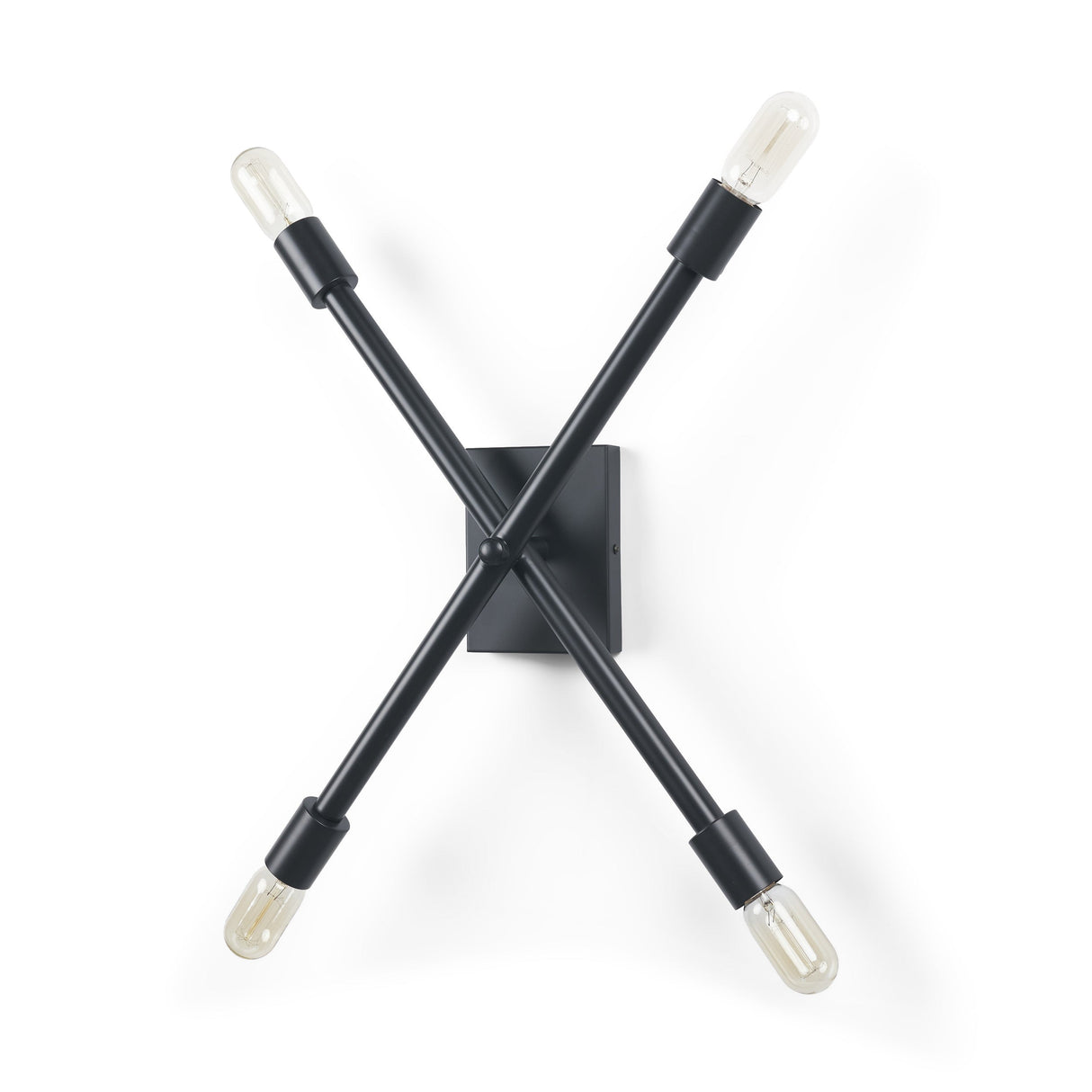 Xendi Black Toned Metal Sputnik Wall Sconce by Mercana at Eve Furniture
