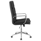 Ximena Gray High Back Upholstered Office Chair by Coaster at Eve Furniture