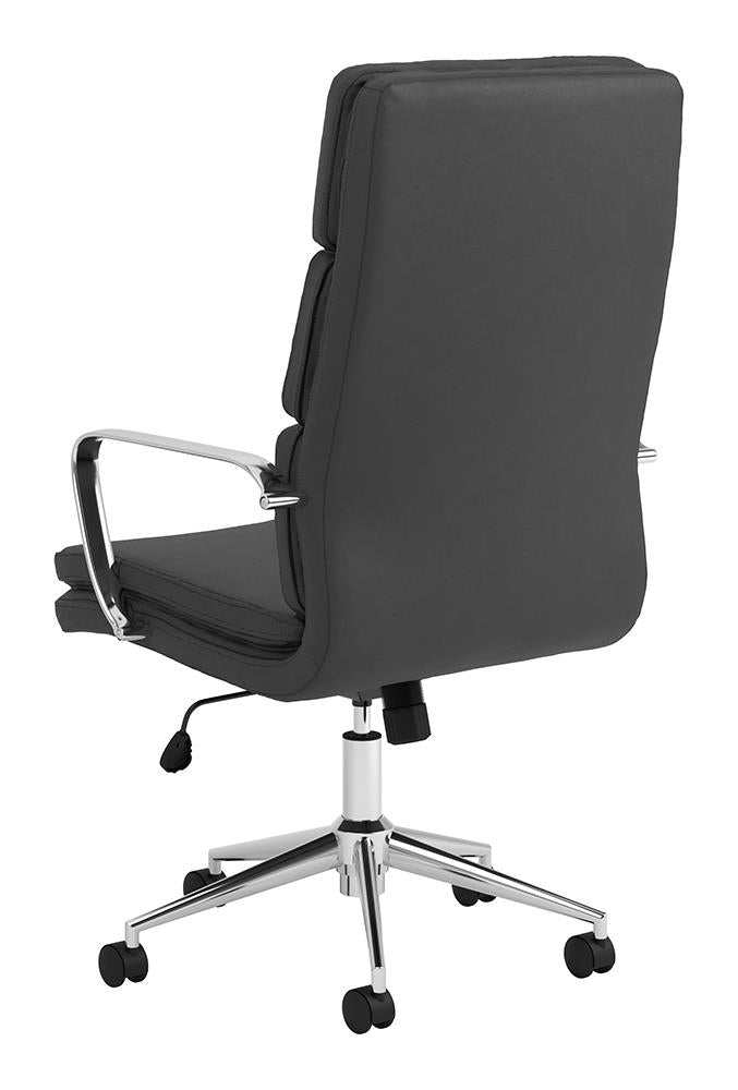 Ximena Black High Back Upholstered Office Chair