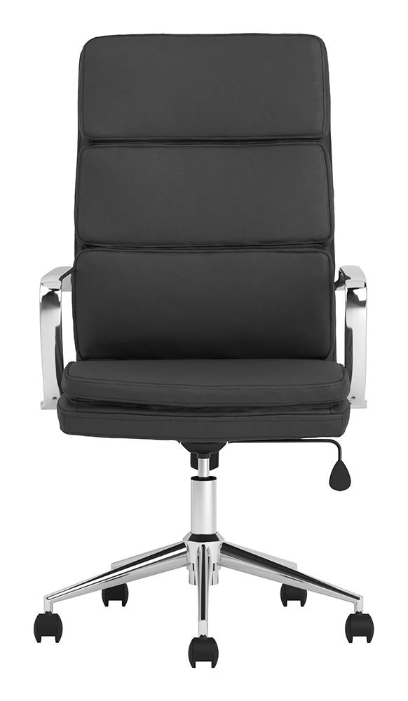 Ximena Black High Back Upholstered Office Chair