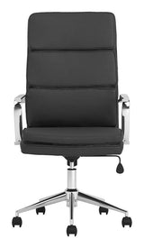 Ximena Black High Back Upholstered Office Chair