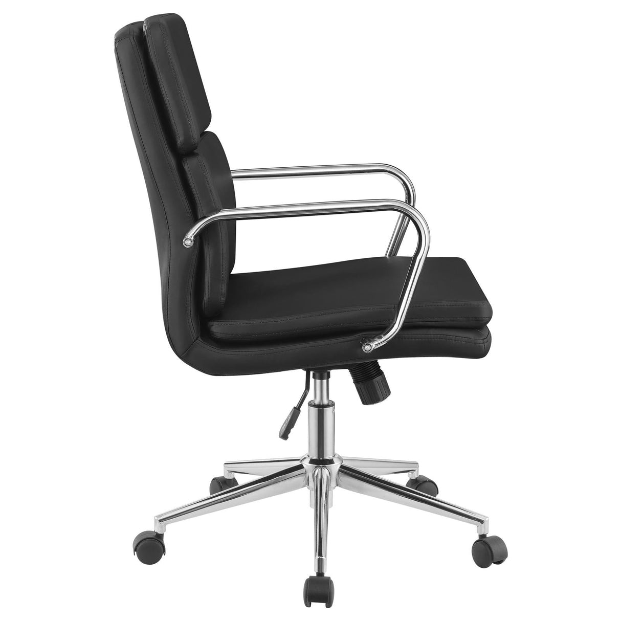 Ximena Black High Back Upholstered Office Chair