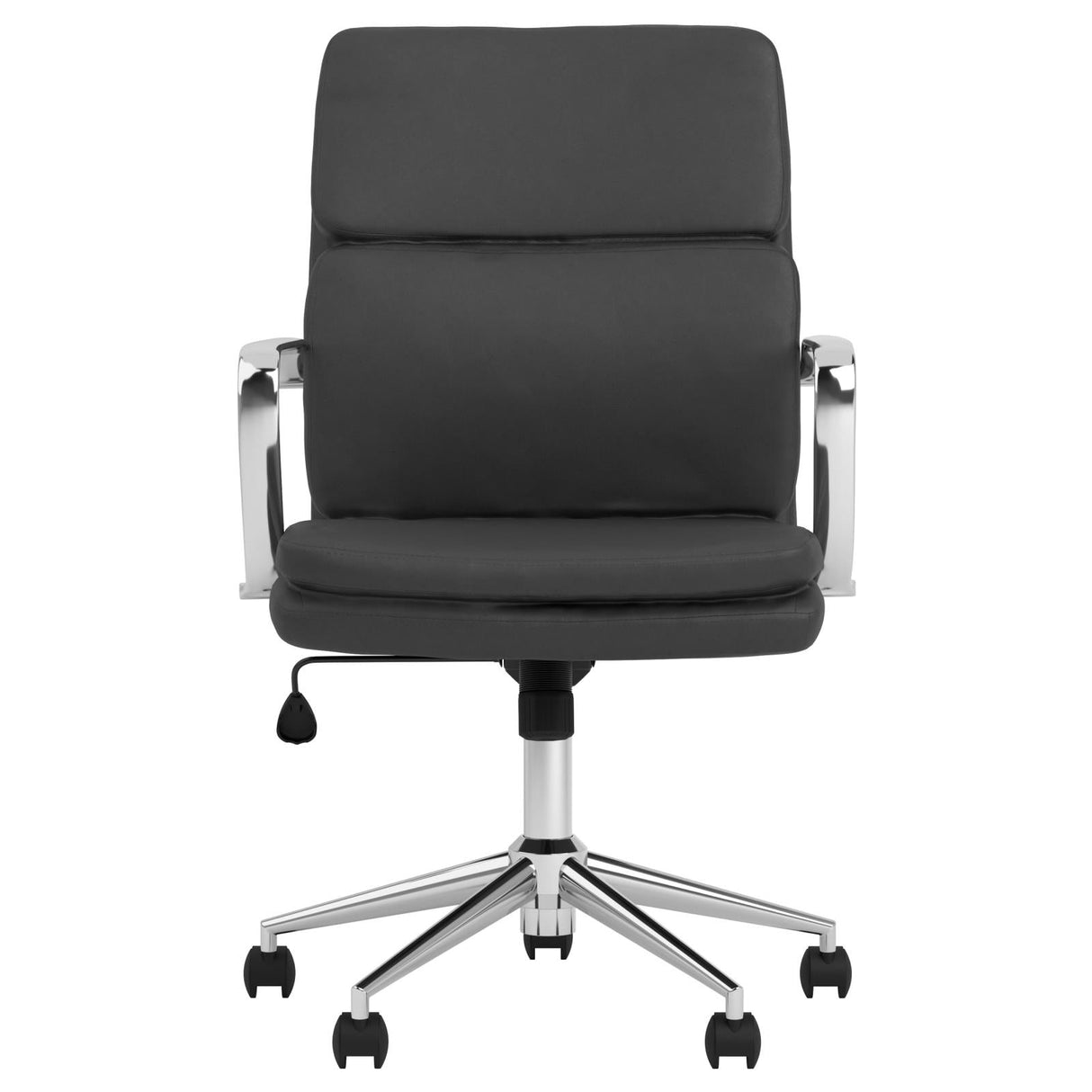 Ximena Black Standard Back Upholstered Office Chair