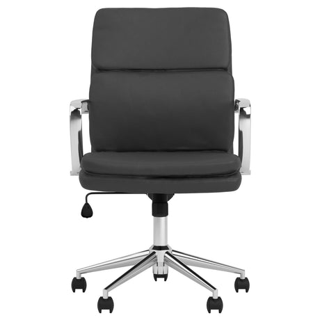 Ximena Black Standard Back Upholstered Office Chair