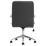 Ximena Black Standard Back Upholstered Office Chair