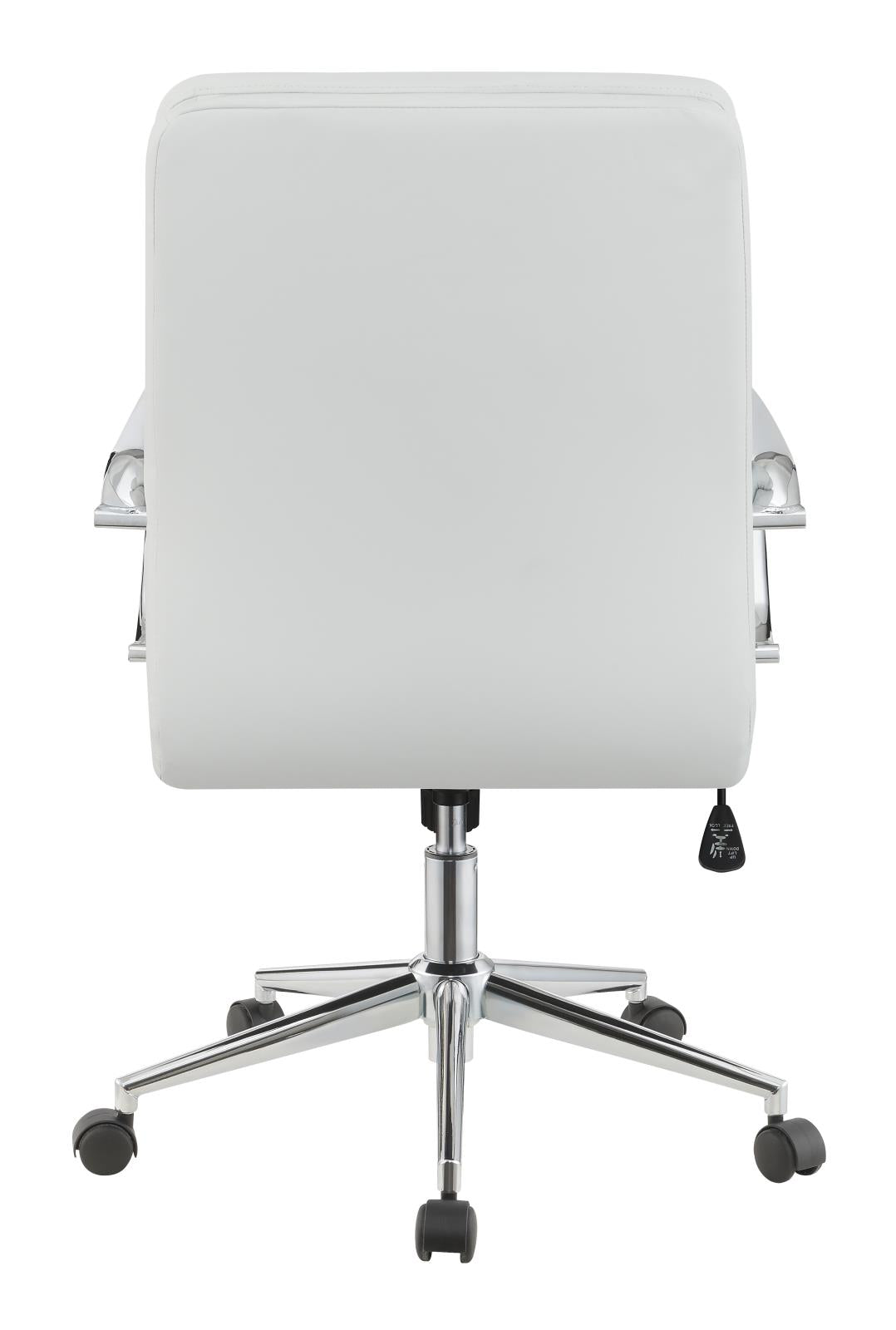 Ximena White Standard Back Upholstered Office Chair