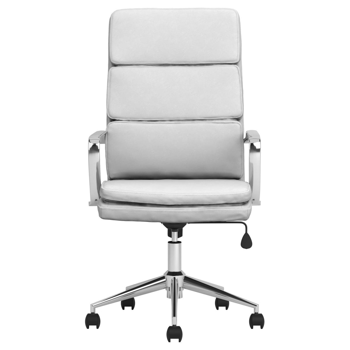 Ximena White High Back Upholstered Office Chair by Coaster at Eve Furniture