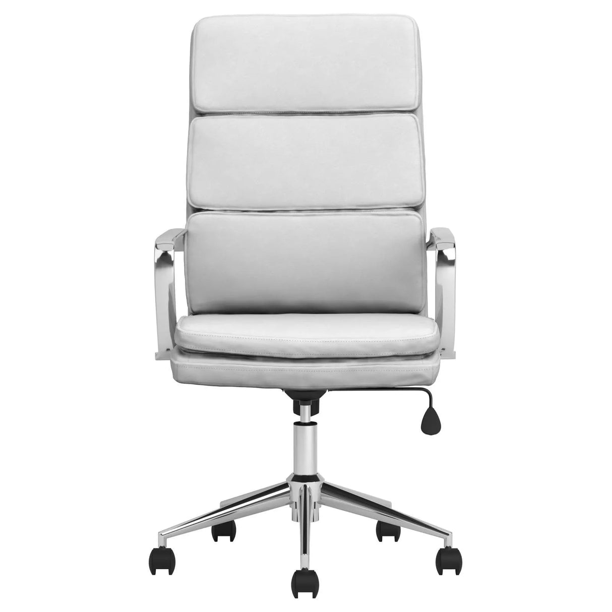 Ximena White High Back Upholstered Office Chair by Coaster at Eve Furniture
