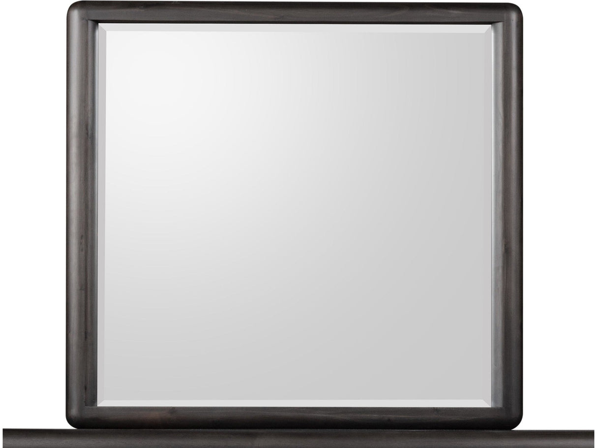 Xolani Beveled Glass Wall or Dresser Mirror in Jaguar by Modus Furniture at Eve Furniture
