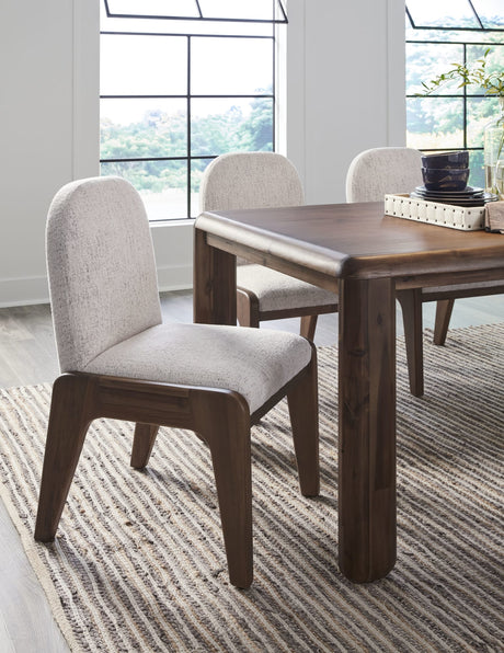 Xolani Chinchilla/Impala Chenille Upholstered Dining Chair (Set of 2) by Modus Furniture at Eve Furniture