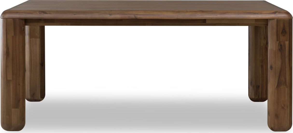 Xolani Impala Rectangular Acacia Wood Leg Dining Table by Modus Furniture at Eve Furniture