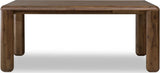 Xolani Impala Rectangular Acacia Wood Leg Dining Table by Modus Furniture at Eve Furniture