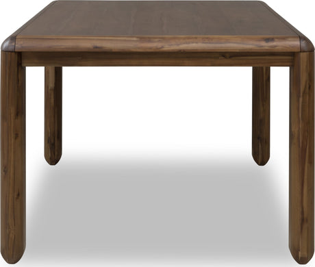 Xolani Impala Rectangular Acacia Wood Leg Dining Table by Modus Furniture at Eve Furniture