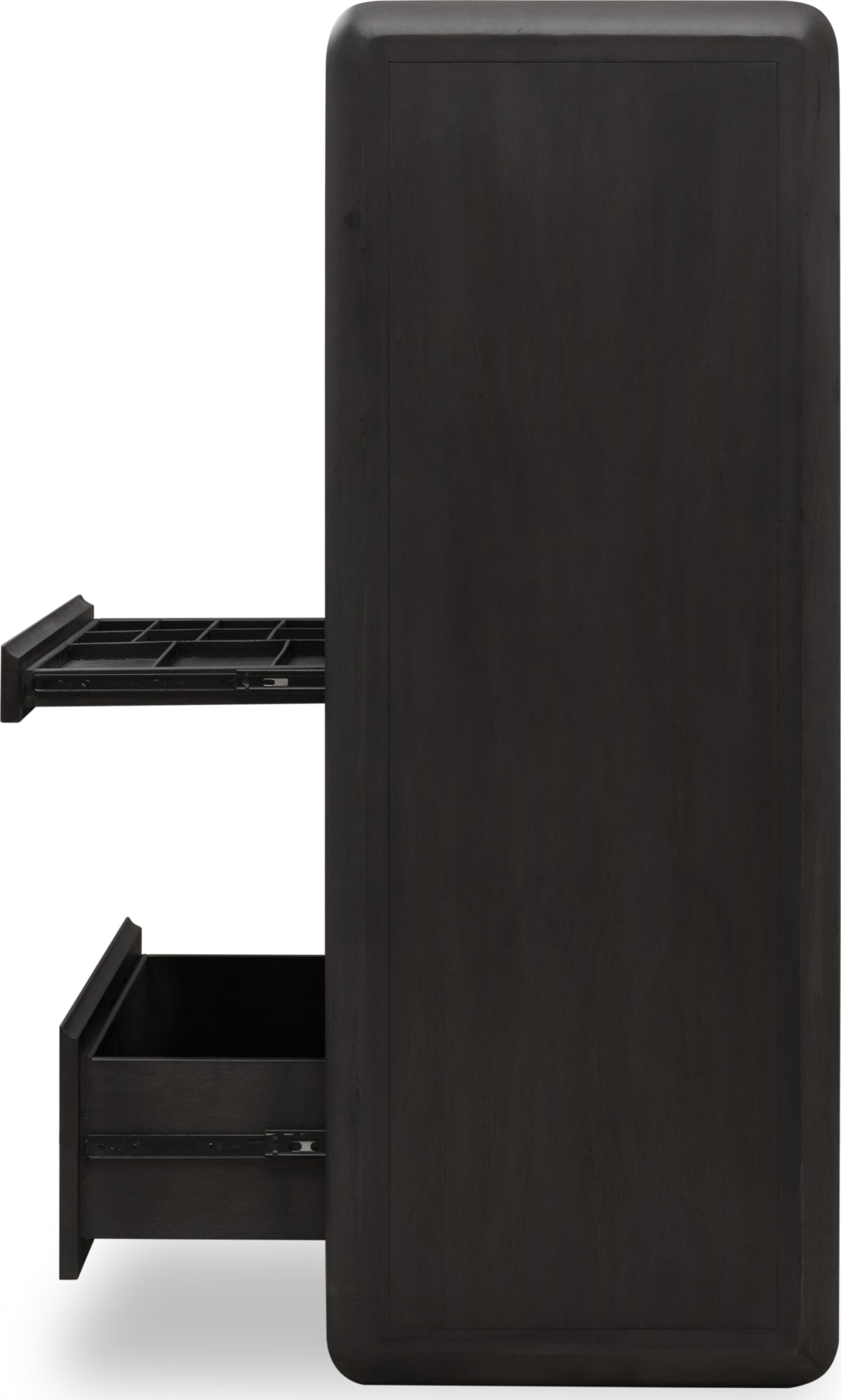 Xolani Jaguar Five Drawer Acacia Wood Chest with Jewelry Tray by Modus Furniture at Eve Furniture