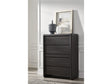Xolani Jaguar Five Drawer Acacia Wood Chest with Jewelry Tray by Modus Furniture at Eve Furniture