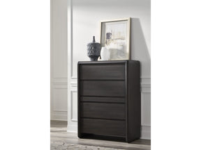 Xolani Jaguar Five Drawer Acacia Wood Chest with Jewelry Tray by Modus Furniture at Eve Furniture