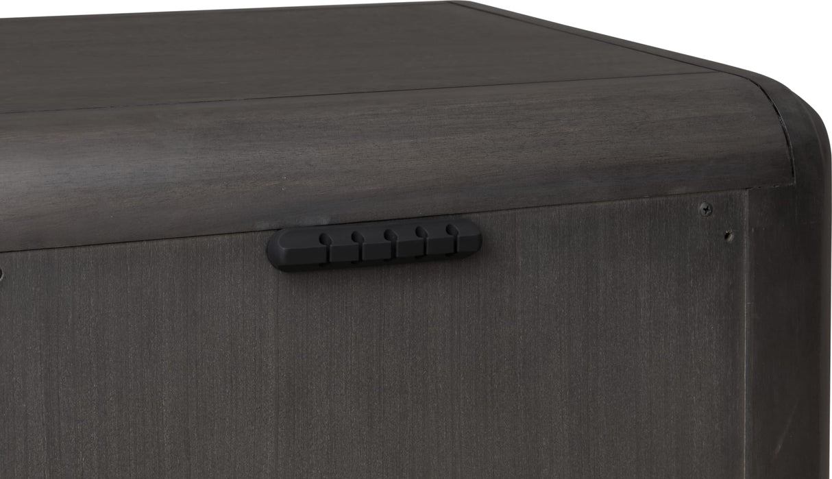 Xolani Jaguar One Drawer Acacia Wood Nightstand by Modus Furniture at Eve Furniture