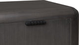Xolani Jaguar One Drawer Acacia Wood Nightstand by Modus Furniture at Eve Furniture