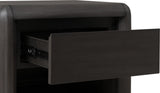 Xolani Jaguar One Drawer Acacia Wood Nightstand by Modus Furniture at Eve Furniture