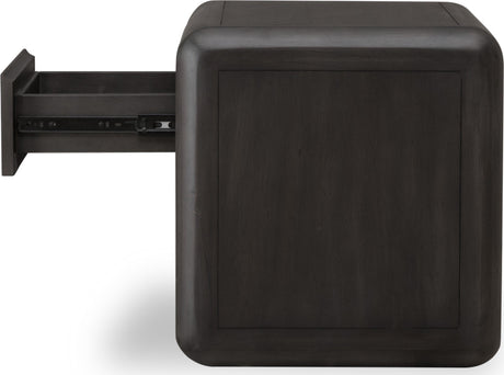 Xolani Jaguar One Drawer Acacia Wood Nightstand by Modus Furniture at Eve Furniture